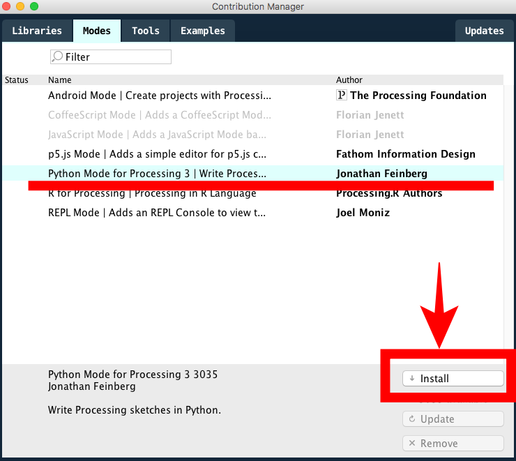 PythonでProcessingを動かしてみる①