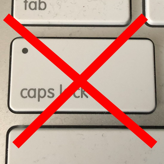 Macのcaps Lock 大文字化 を無効化 抹殺 する